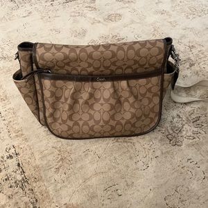 Coach messenger bag; diaper bag; everything bag!